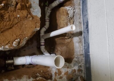 bathroom connection PVC