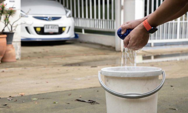 Grey water for car washing